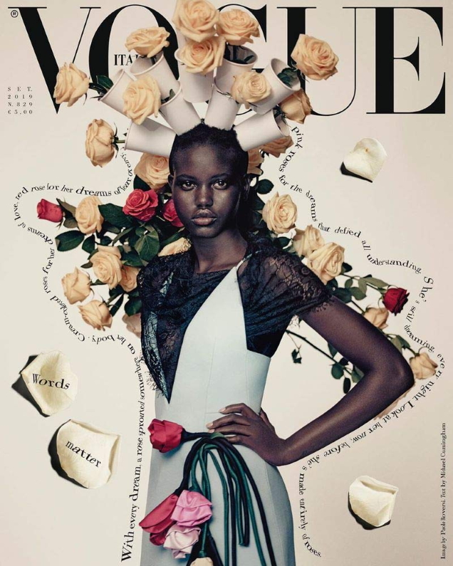 Adut Akech: Vogue Italia September 2019 by Paolo Roversi
